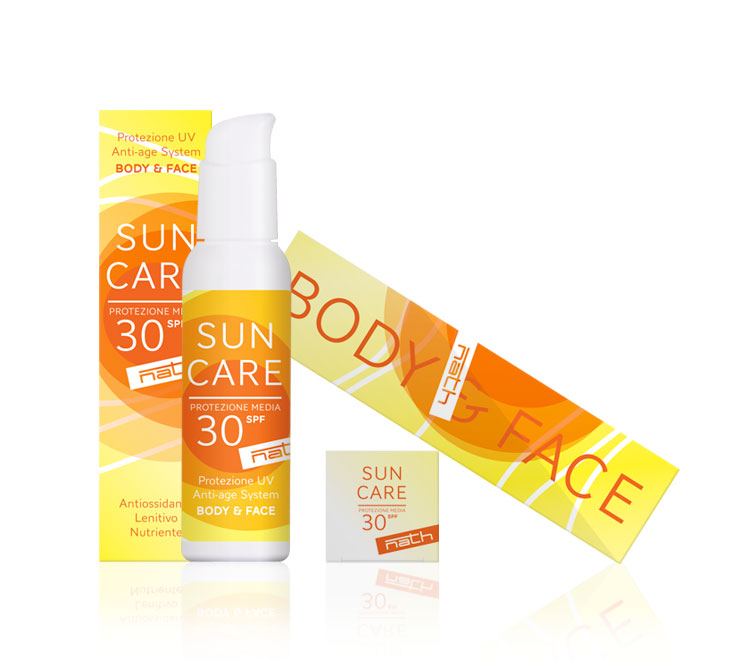 sun care protezione media 50+SPF body&face